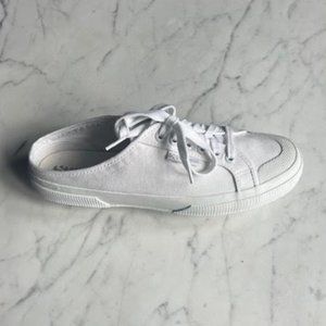 Superga, slip-on, canvas mule-sneaker. Never worn outside.